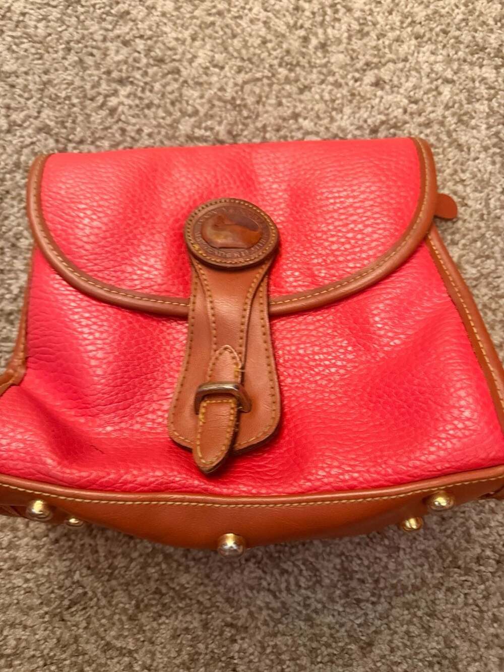 Dooney & Bourke Vintage Essex Medium Crossbody Bag Red AWL